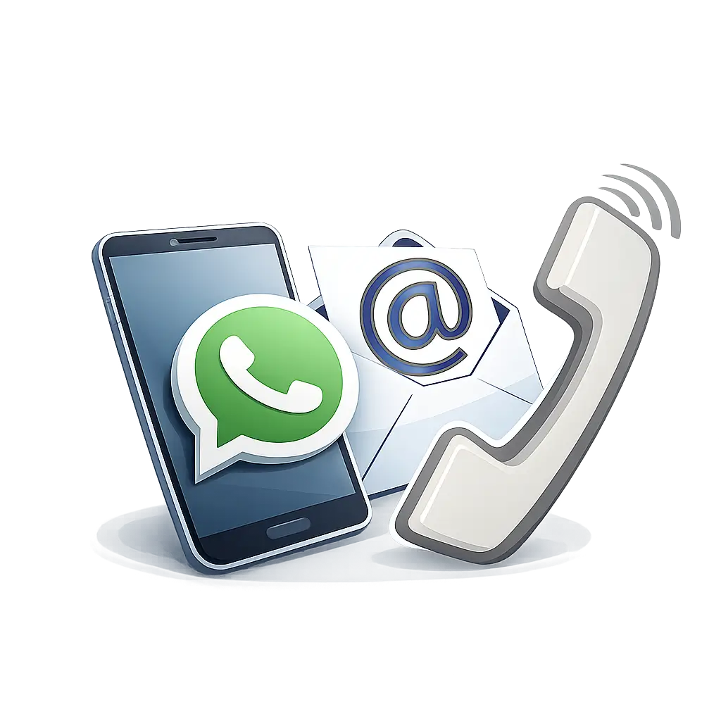 Contact Us,Whatsapp,Email,Phone